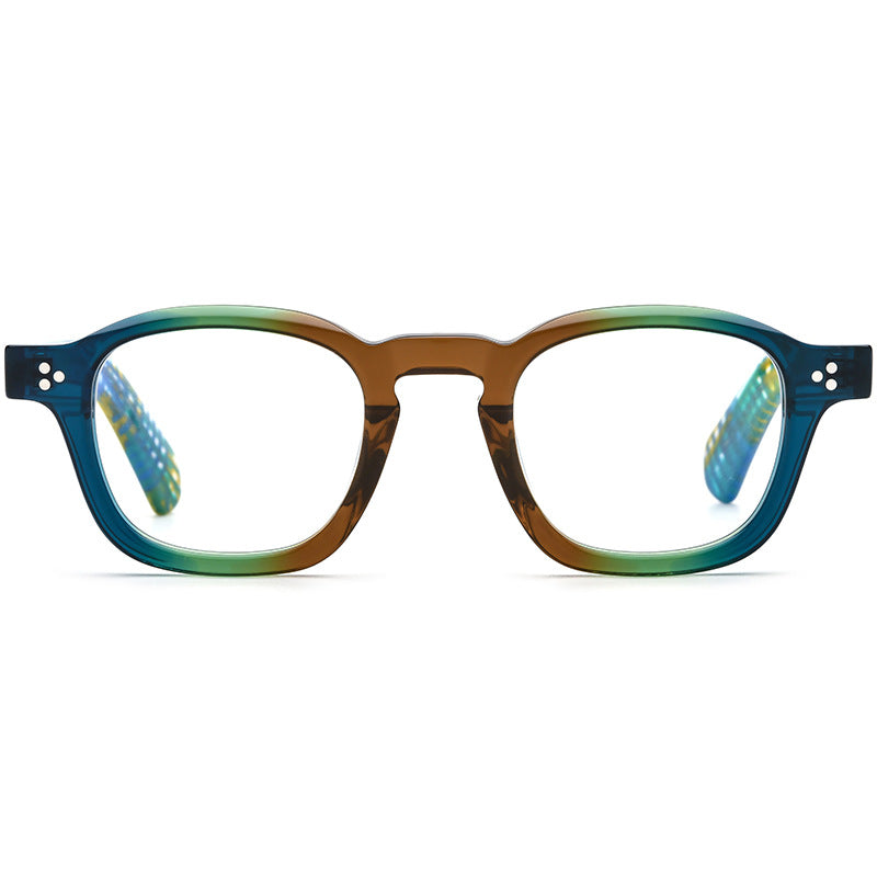 Retro Square Acetate Eyeglass Frames
