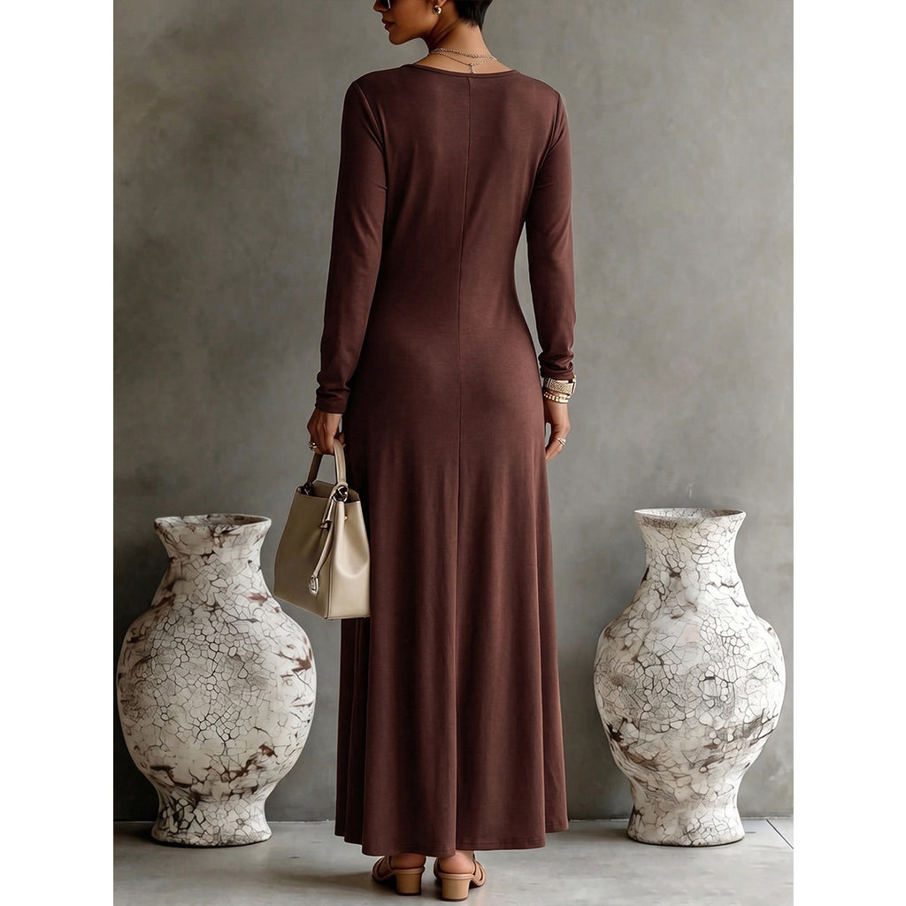 Plus Size Long Sleeve Formal Bodycon Dress