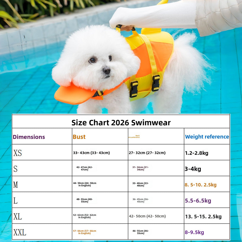 Dog Swimming Buoyancy Life Jacket