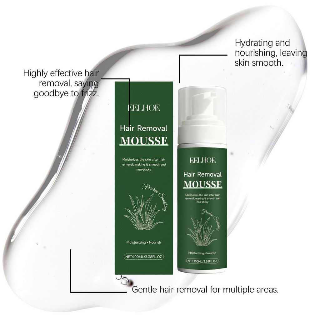 Soothing Gentle Hair Removal and Cleansing Mousse