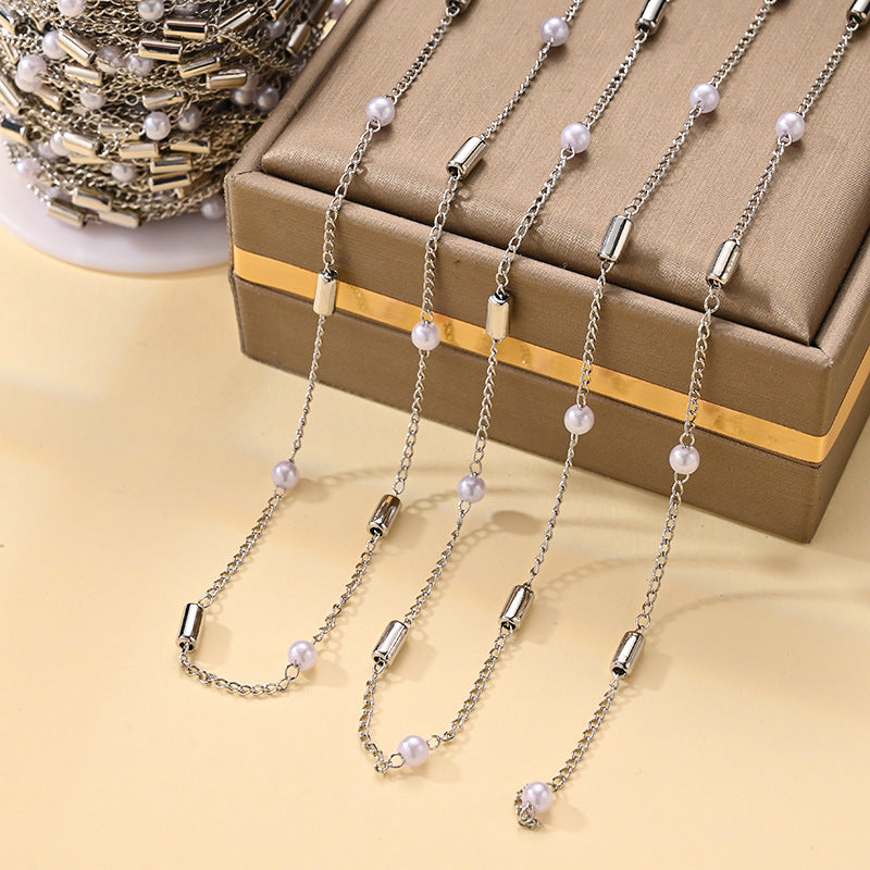 Fashion Imitation Pearl Chain Jewelry