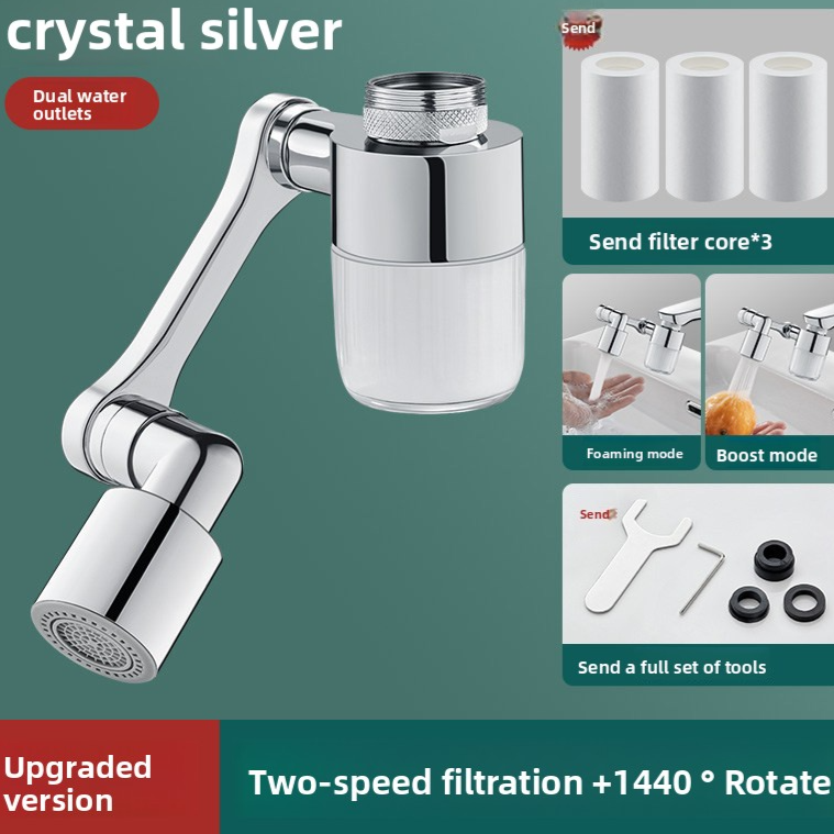 Universal Faucet Filter with Dual-Speed Filtration