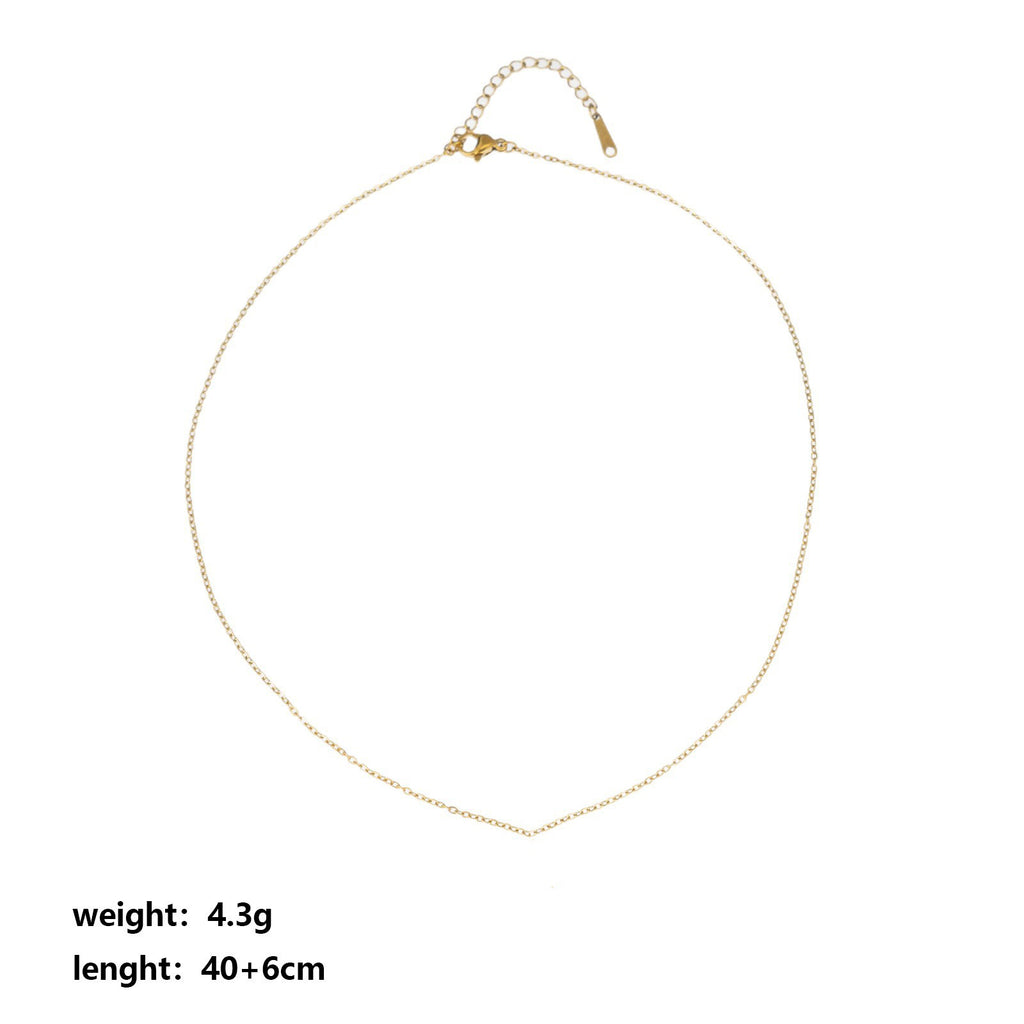 Customizable Birthstone Zircon Pendant Necklace