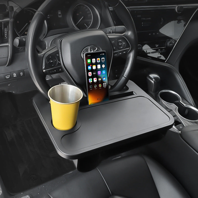 Car-mounted small table board for the support structure