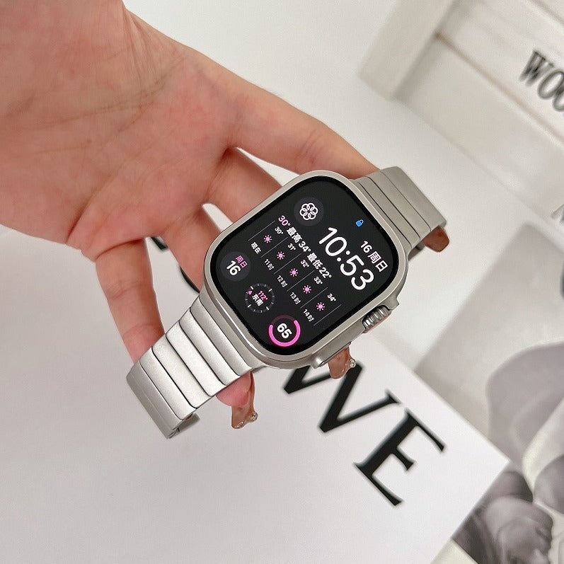 Metal Butterfly Buckle Watch Strap