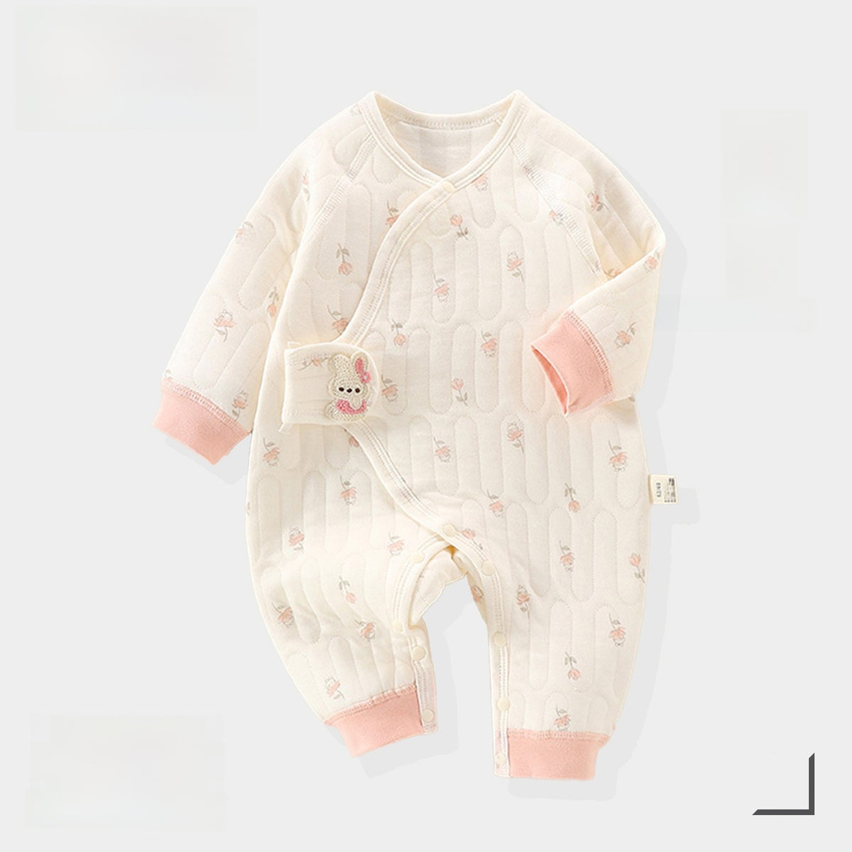 Baby Quilted Jumpsuit Winter Warm Clothing