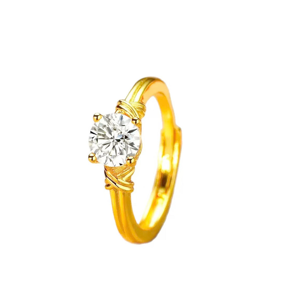 Twisted braid ring
