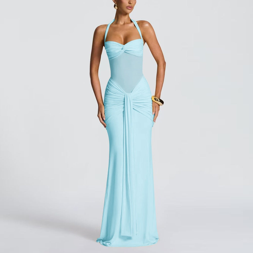 Elegant Halter Neck Bodycon Dress