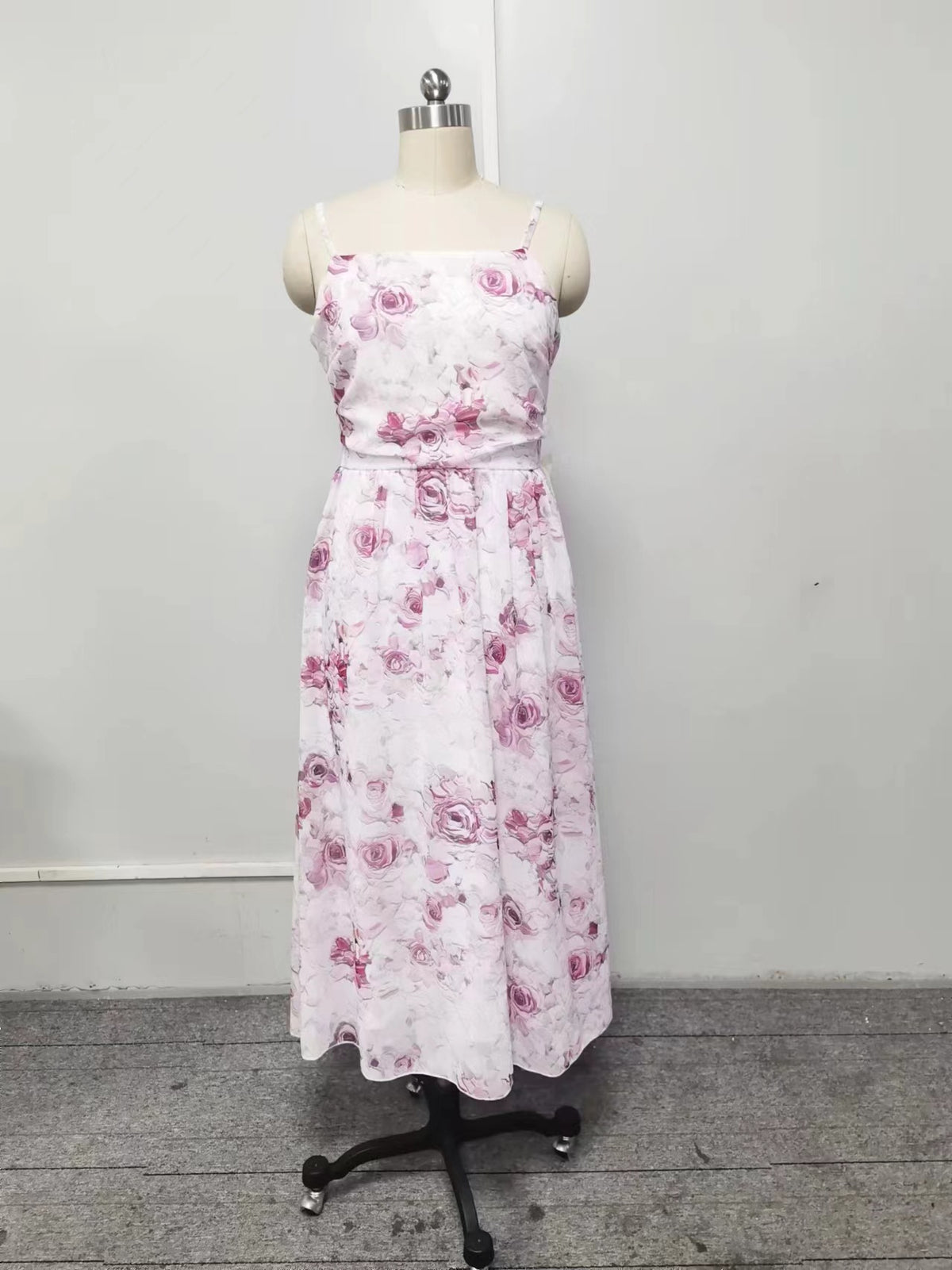2026 New Spring and Summer Off-Shoulder European and American Women's Fashion Chiffon Fairy-Style Elegant Evening Dress