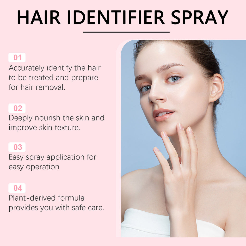Facial Hair Moisturizing Spray with Eyebrow Trimmer Set