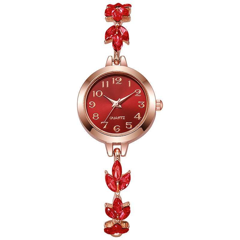 Elegant Clover Bracelet Women's Watch