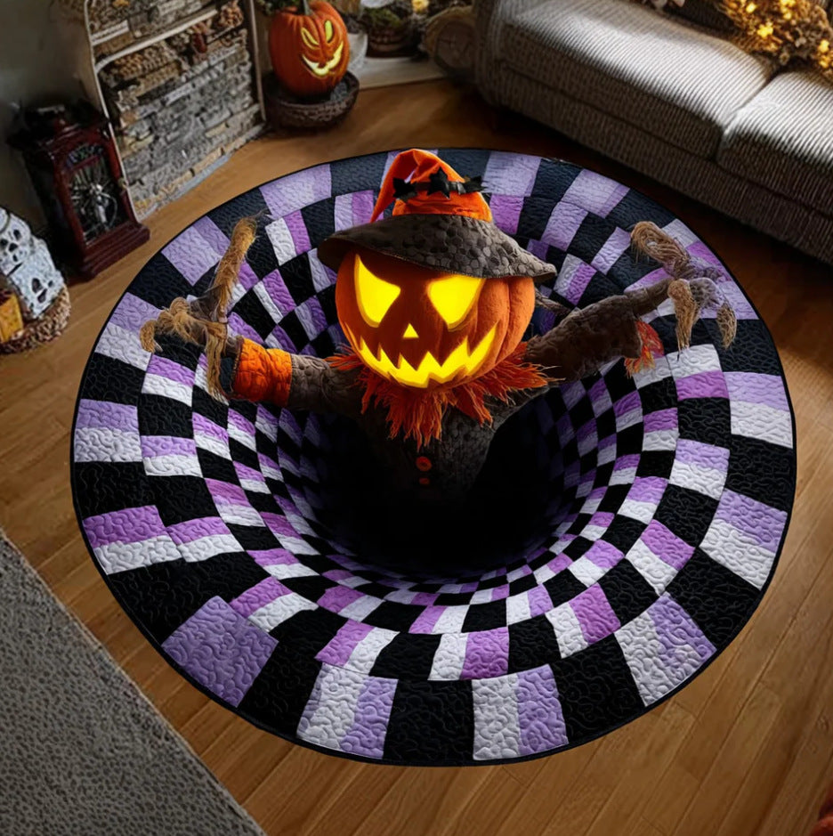 Three-dimensional vision carpet