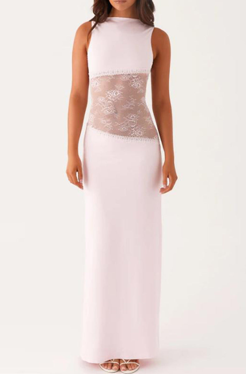 Backless long dress