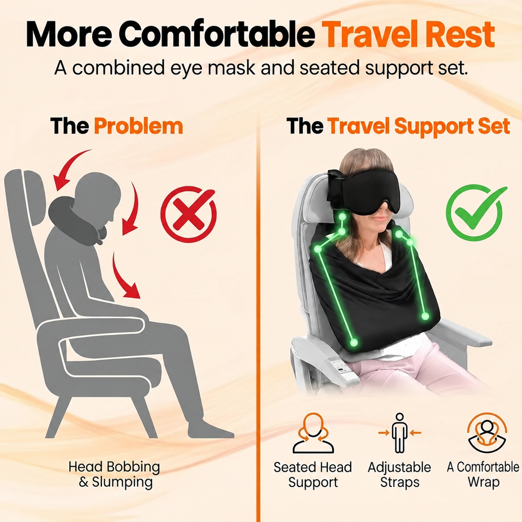 3-in-1 Travel Sleep Support Set