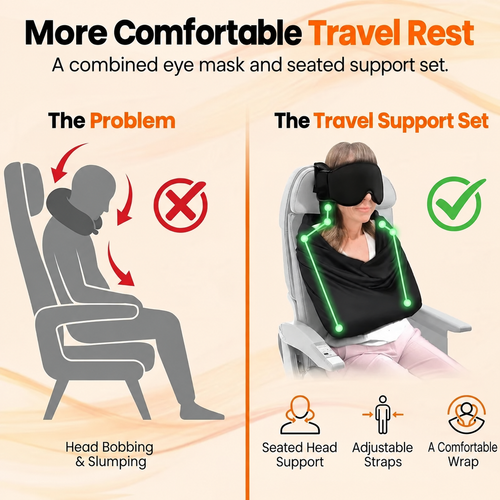 3-in-1 Travel Sleep Support Set