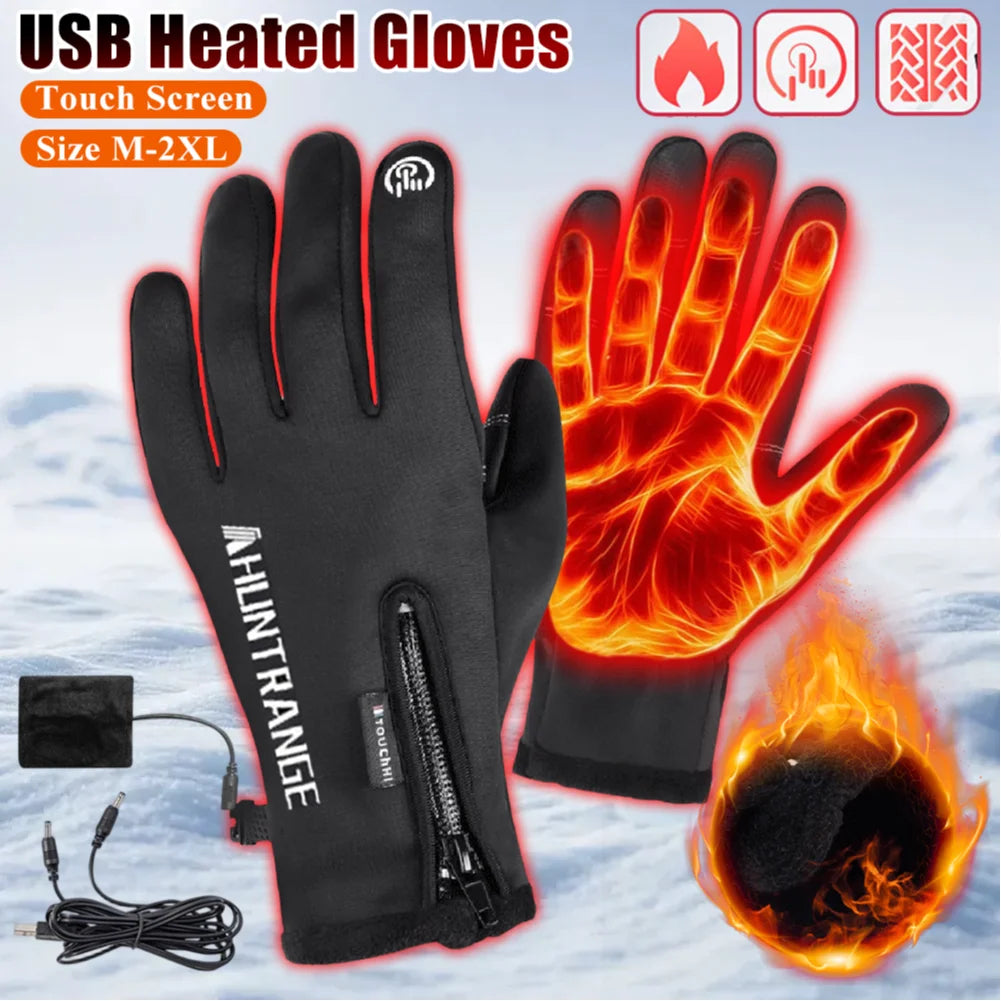 Electric Heated Touchscreen Gloves