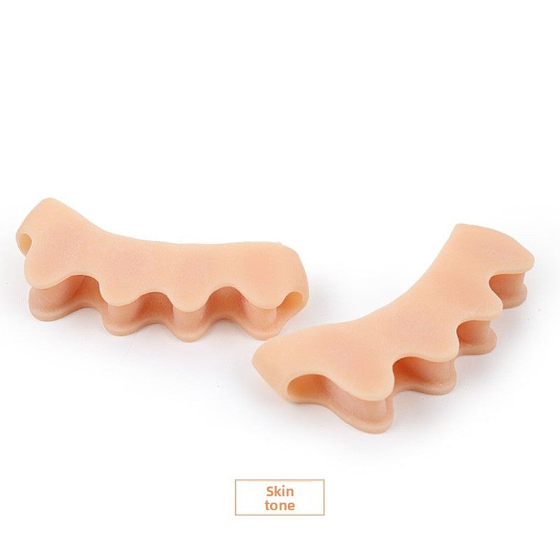 Silicone toe separators