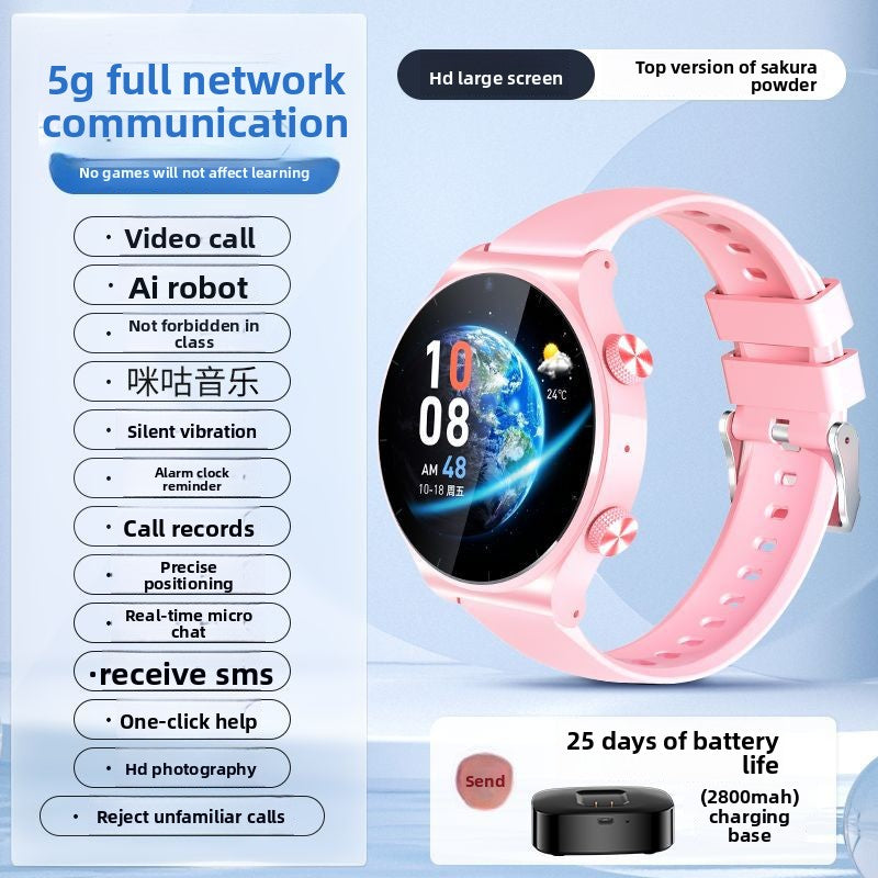 Waterproof smartwatch with card-inserting positioning