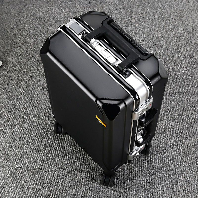Durable aluminum frame trolley case