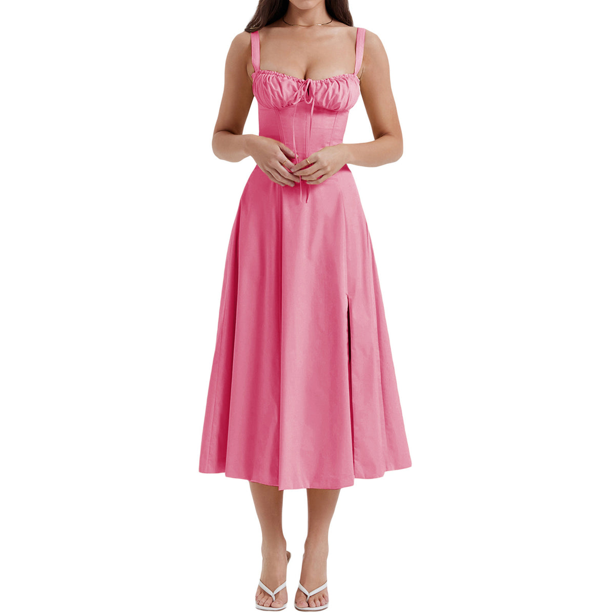 Strap Waist Sling Dress