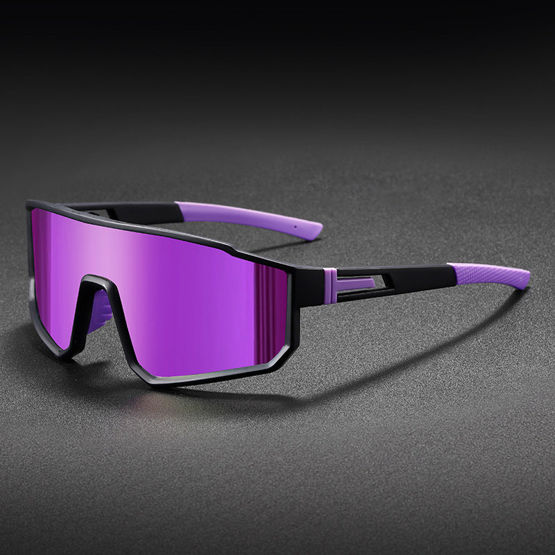 Large-frame outdoor cycling sports windproof protective sunglasses