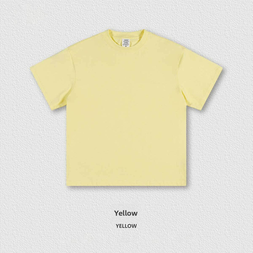 American-Style Small-Neck Short-Sleeve T-Shirt for Men