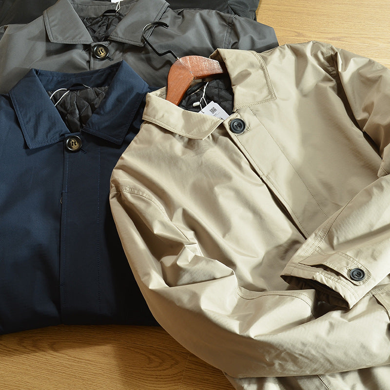 Long Windbreaker Coat