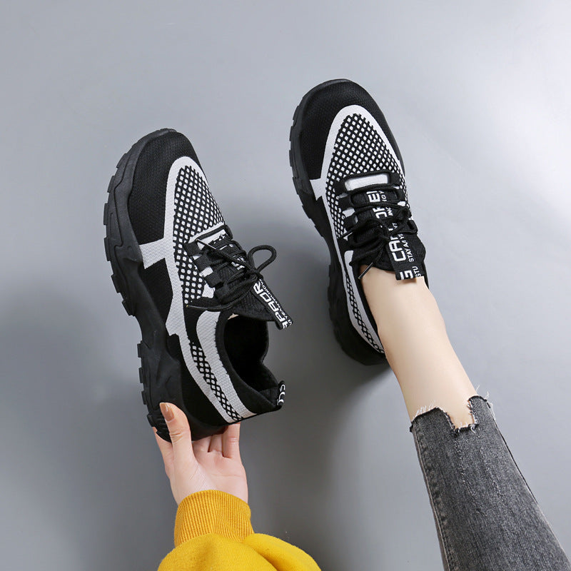 Womens Casual Dad Shoes Lightweight Breathable Running Sneakers