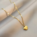Heart Necklace, Minimalist and Elegant