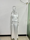 Satin Mermaid Evening Dress