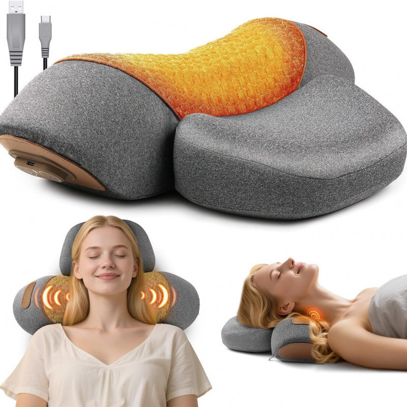 Cervical pillow for supporting the spine