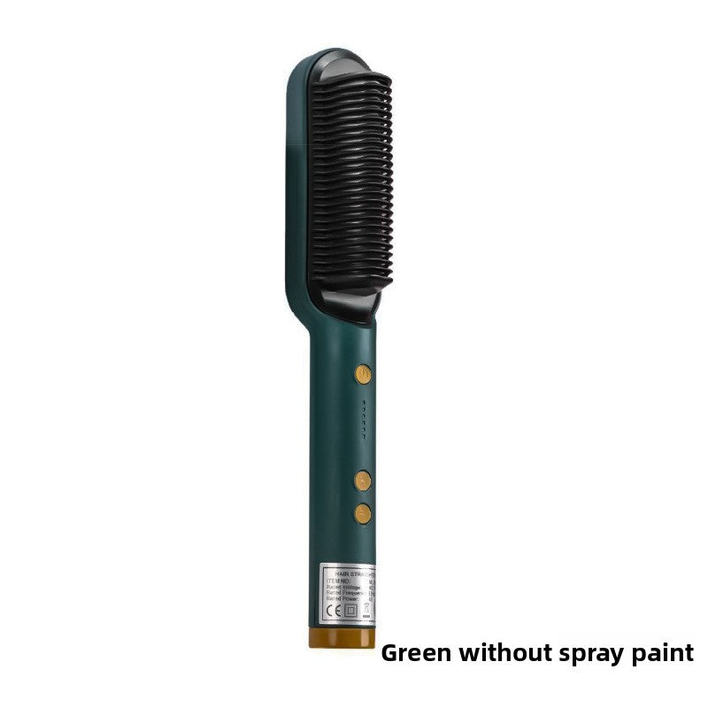 Negative Ion Hair Straightener and Curler Dual Function Styling Comb