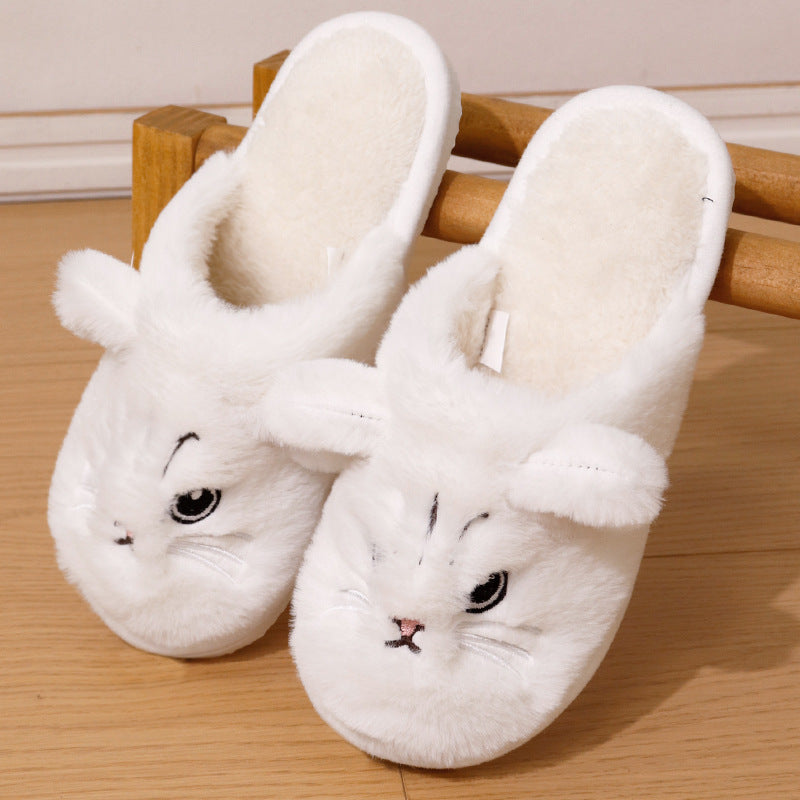 Cat cotton slippers