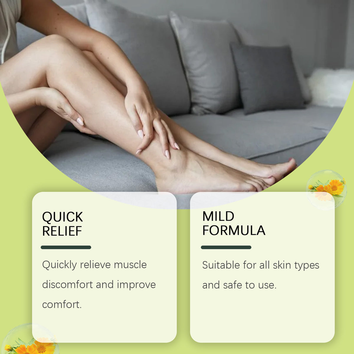 Ximonth Leg Care Cream for Moisturizing and Massage