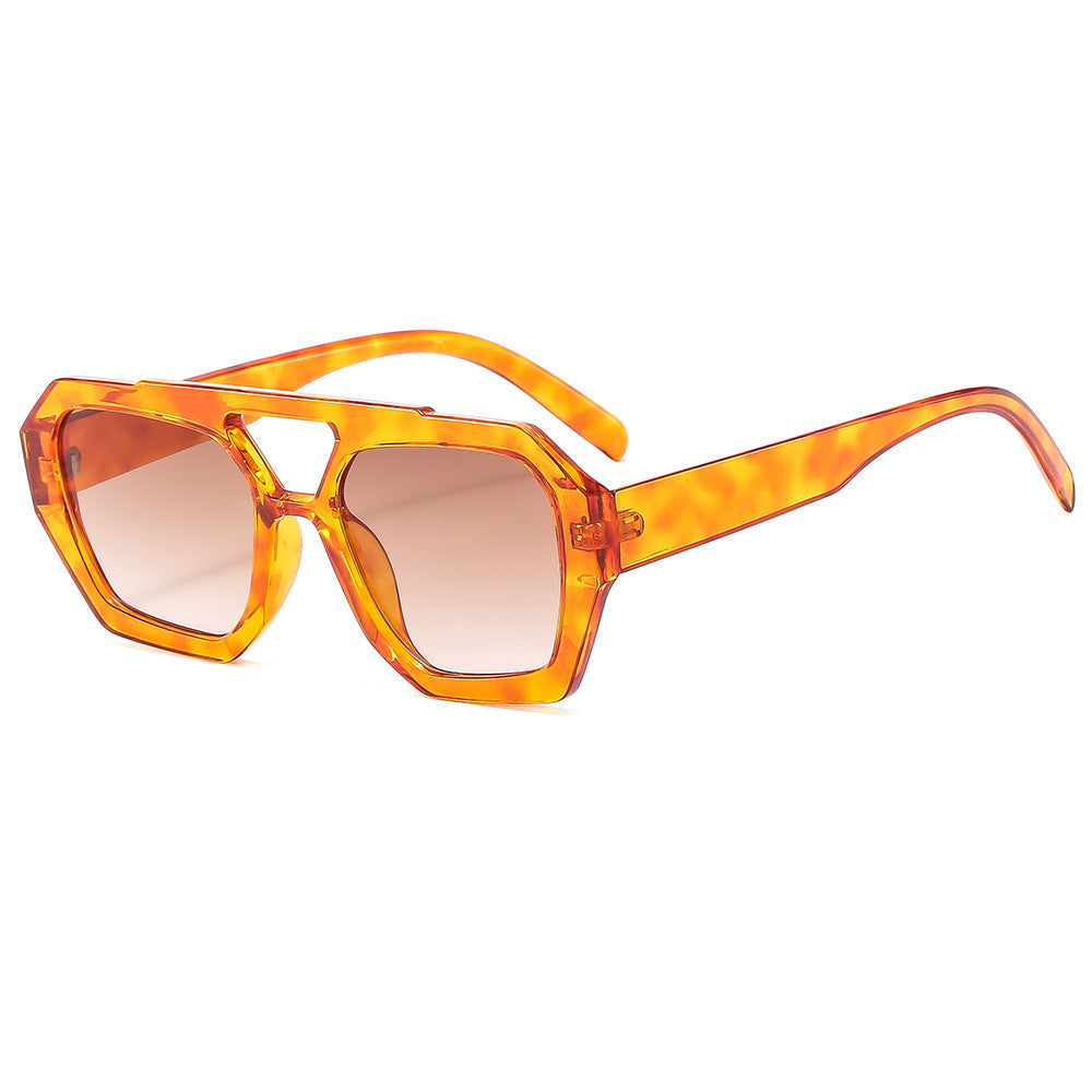 Retro Square Frame Sunglasses