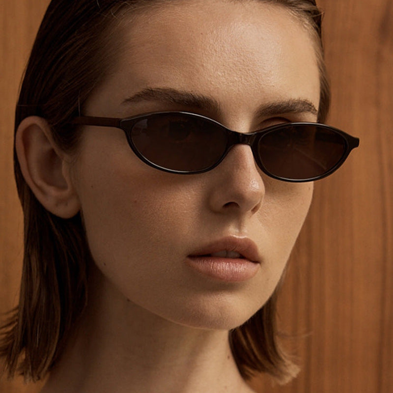 Oval Frame UV Protection Sunglasses