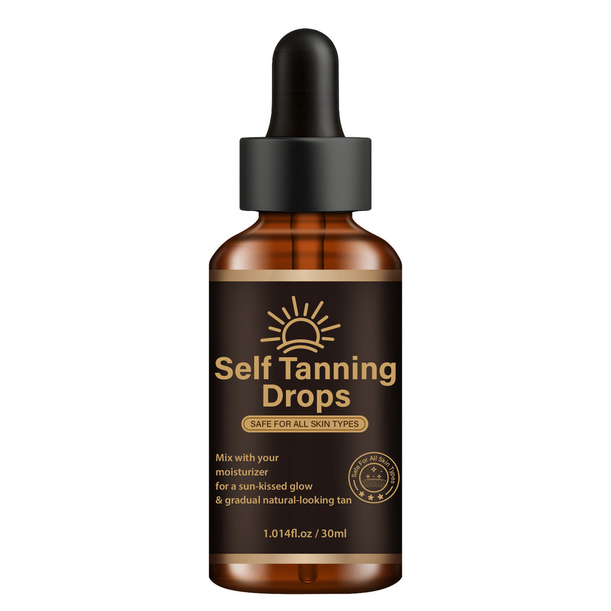 Lanemay Self-Tanning Drops 30ml Natural Glow for All Skin Types
