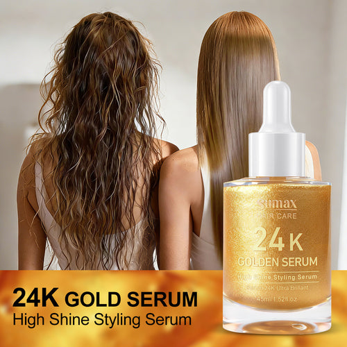 45ml Cylindrical Bottle 24K Hair Care Essence