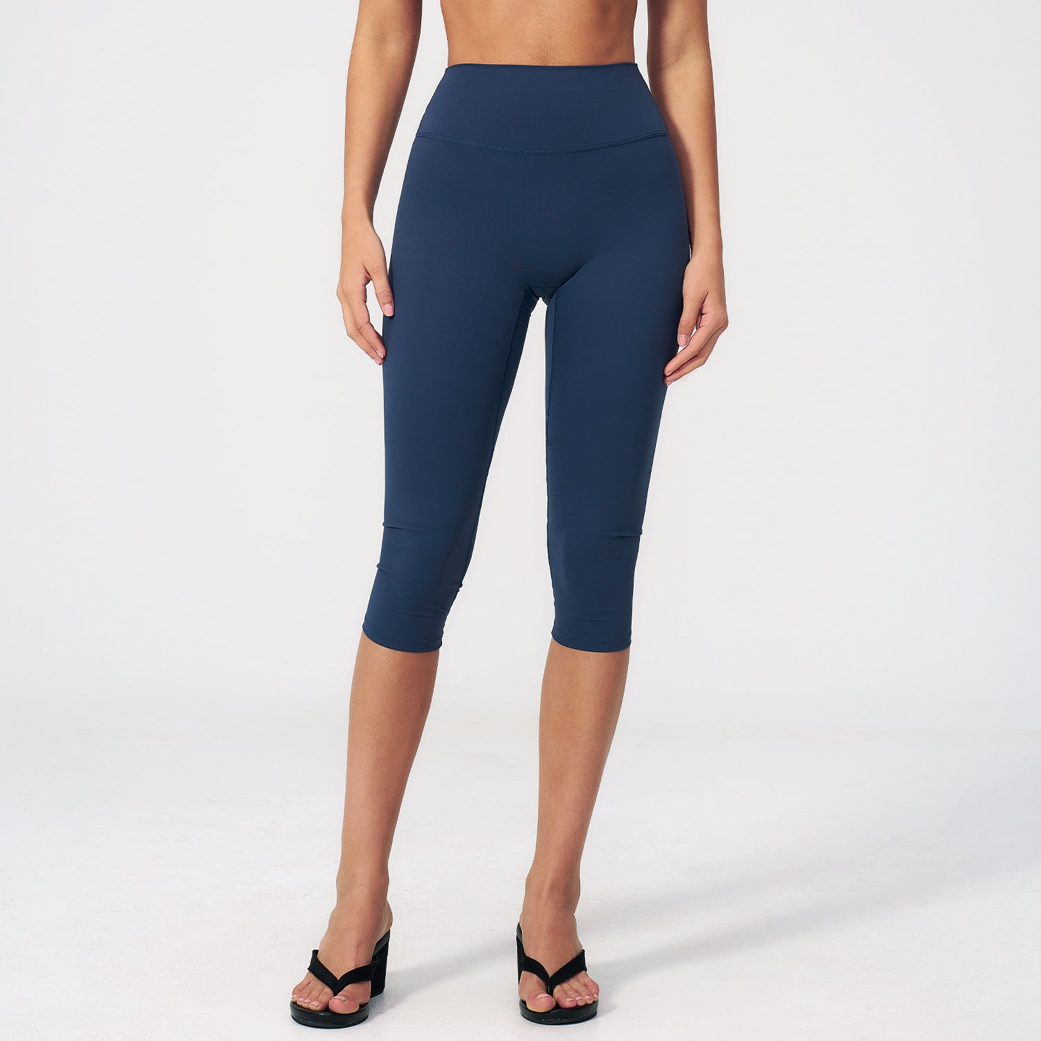 Brushed Yoga Shorts High Waisted Slim Fit Sports Shorts