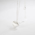Korean Style Heart Necklace 925 Sterling Silver