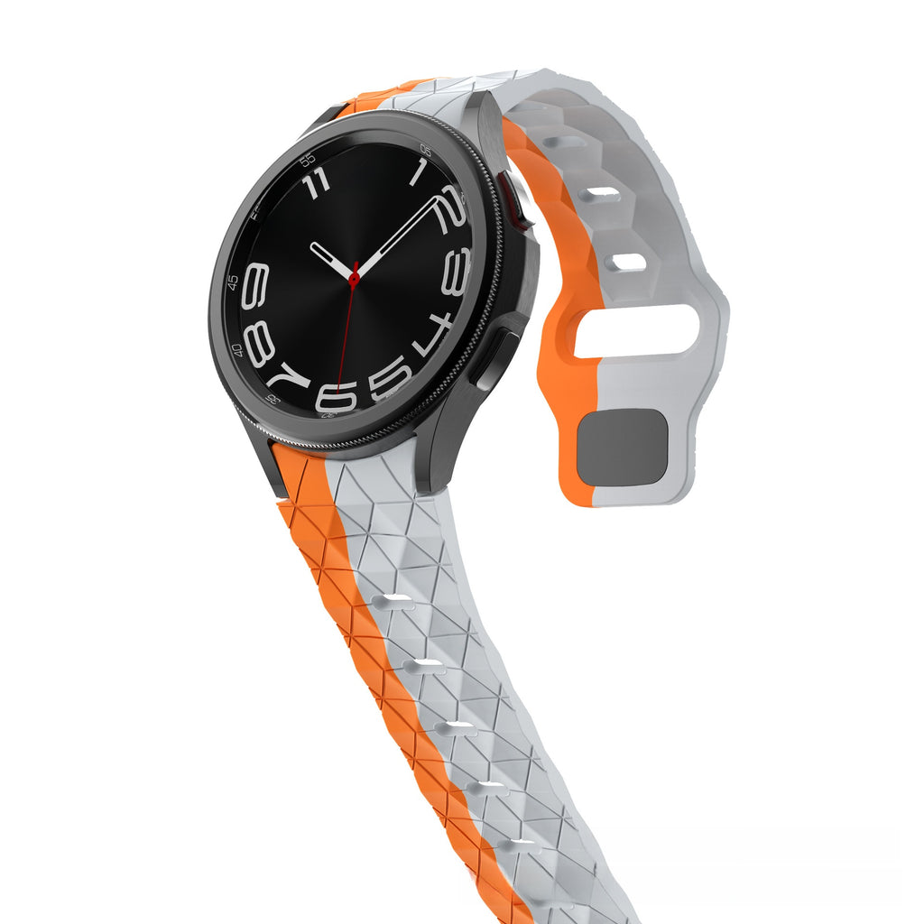 football pattern Two-tone strap