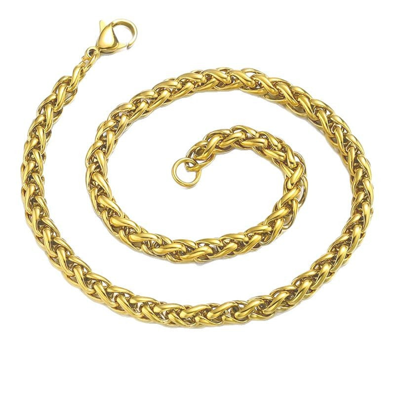 Titanium Steel Keel Chain Necklace
