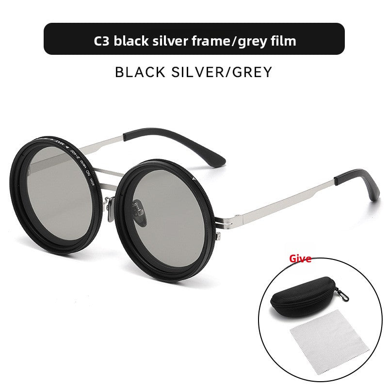 Adjustable Polarized Steampunk Sunglasses
