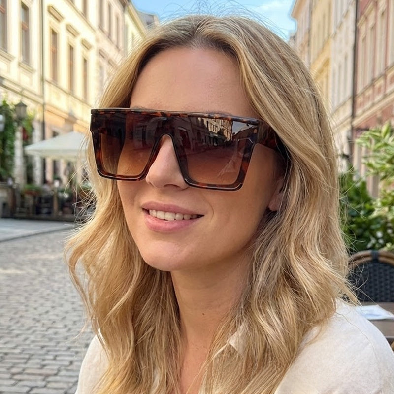 Fashion Square Frame UV400 Protection Sunglasses