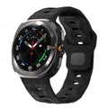 Football Pattern Reverse Buckle Silicone Strap for Samsung Watch