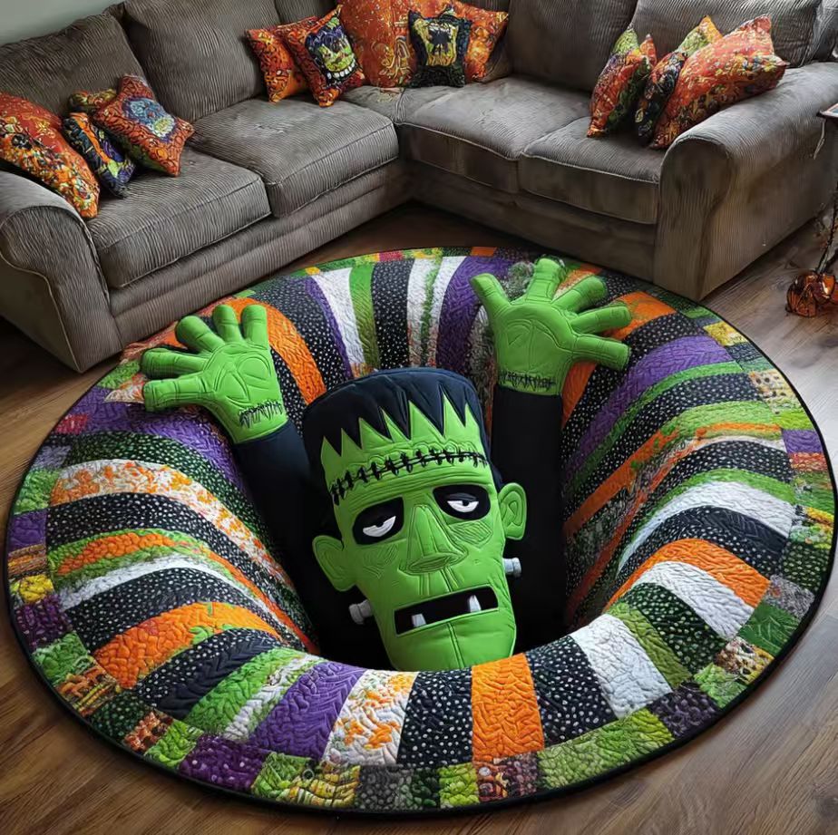 Three-dimensional vision carpet