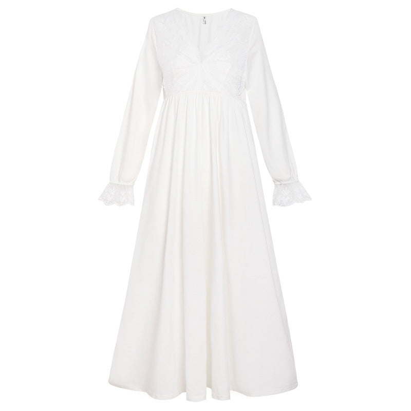 Womens Long Sleeve Nightgown