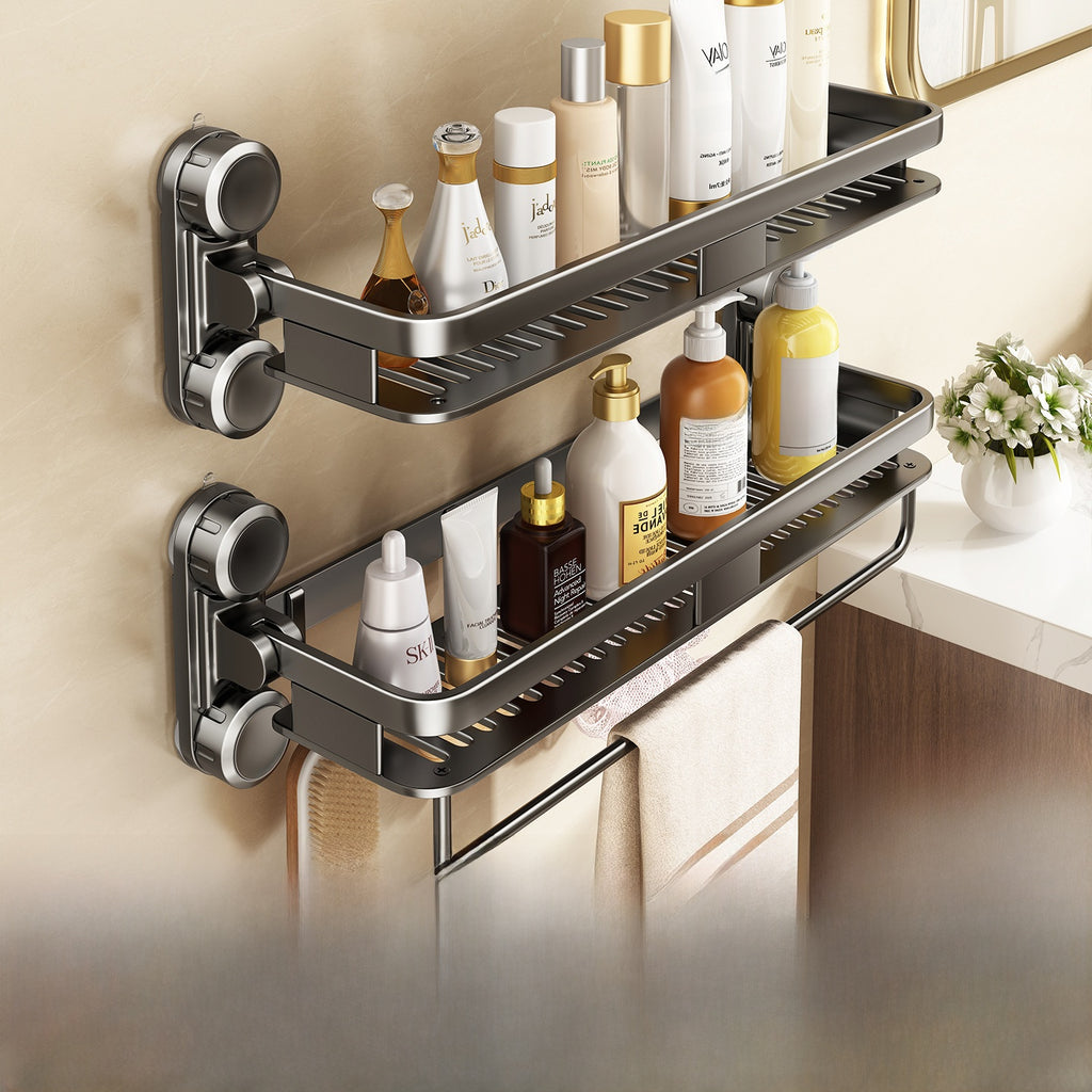 Suction Cup Bathroom Storage Rack