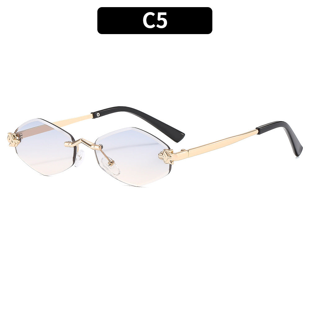 Diamond-shaped sunglasses