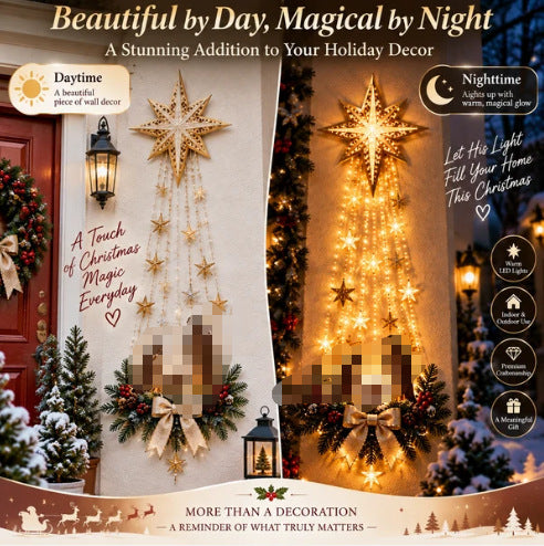 Lighted Nativity Wall Decor
